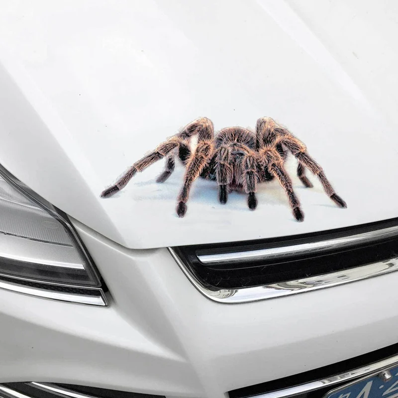 

1pc Personality Three-dimensional Lifelike Spider Gecko Animal Car Sticker Scorpion Leaflet 16*18cm Car Exterior Auto Supplies