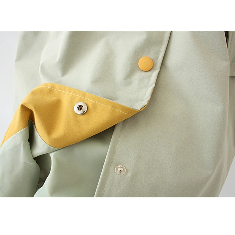 

Spring Autumn New Oversized Long Trench Coat Women Hooded Coats Loose Plus Size Solid Windbreaker Casual Ladies Overcoat D3284