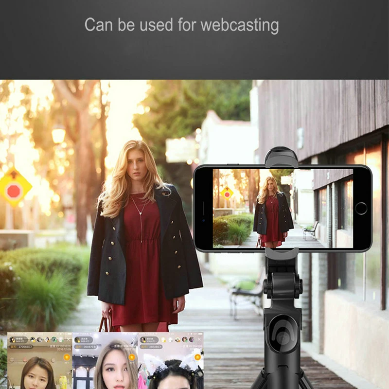 

3 In1 Multi-function Hot Selling Bluetooth Selfie Stick Phone Tripod Mini Monopod for IOS Android Ajusttable Selfie Stick Stable
