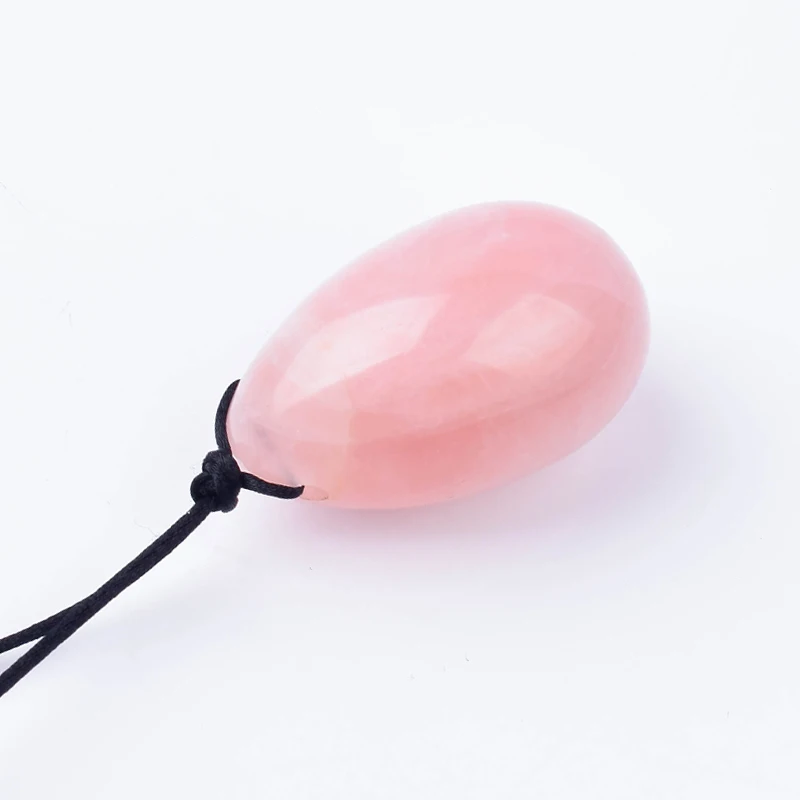 Сверло Кристальный массаж мяч нефритовый Йони яйца в форме любовь камень