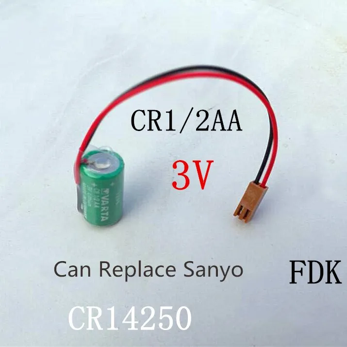 

Для 1 шт. Германия VARTA Valta CR1 2AA 14250 3V с сварочными ножками с разъемом PLC Промышленный контроль литиевая батарея