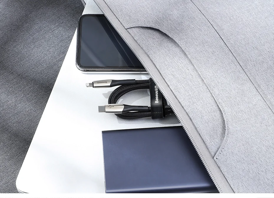 Baseus для usb c к lightning зарядный кабель для iPhone xs max xr 8 7 6s plus 5S 11 ipad pro Быстрый PD зарядный кабель короткий 0,5 м 2 м