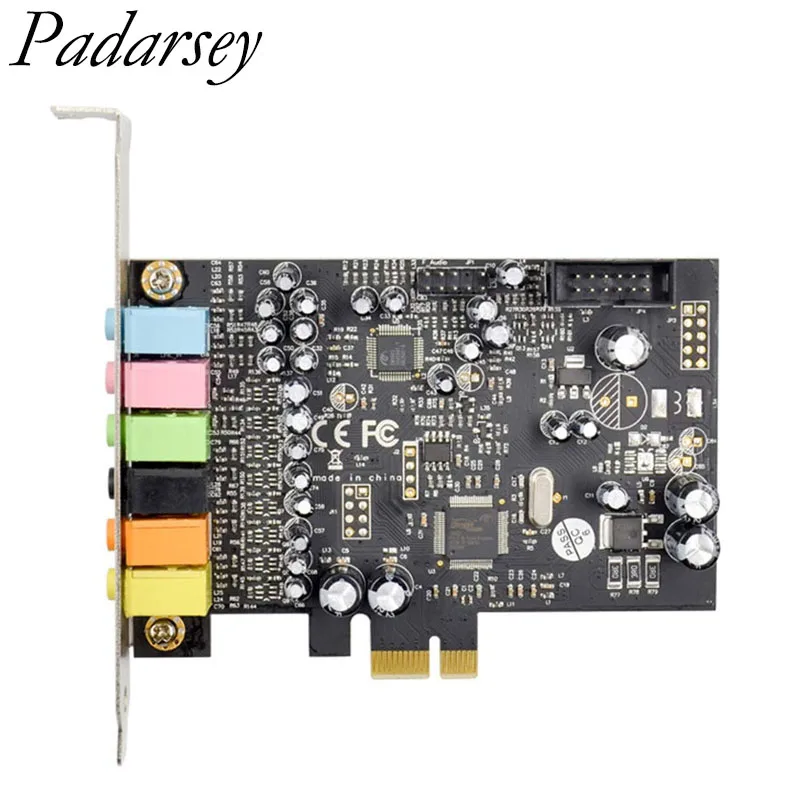 

Padarsey High Fidelity Internal Sound Card Audio Chip 8 Track Internal Surround PCI Card 7.1CH Audio System CM8828