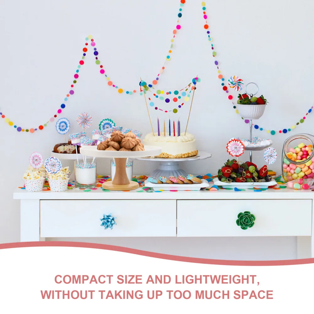 

1Pc Decorative Cake Tray Wedding Cake Stand Party Dessert Holder Food Plate