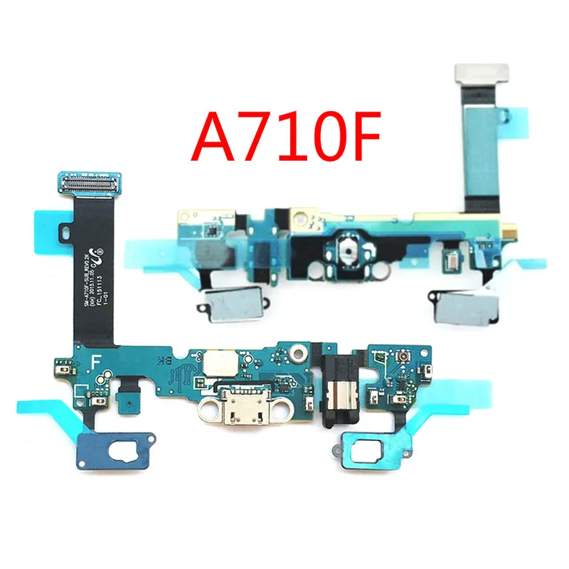 100% протестированный Высокое качество для samsung Galaxy A710F usb зарядный порт гибкий