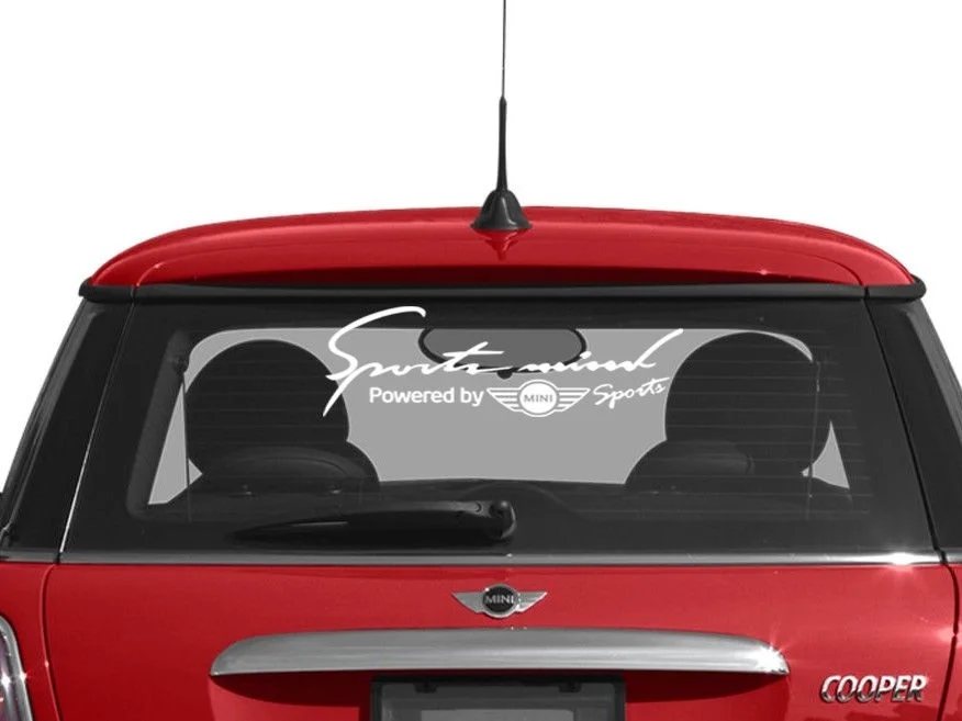 

For 2X Multiple Color Sports Mind Power for Mini Vinyl Decal Sticker