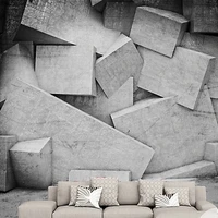 custom 3d wallpaper modern abstract geometric brick wall mural living room tv sofa bedroom restaurant decor papel de parede sala