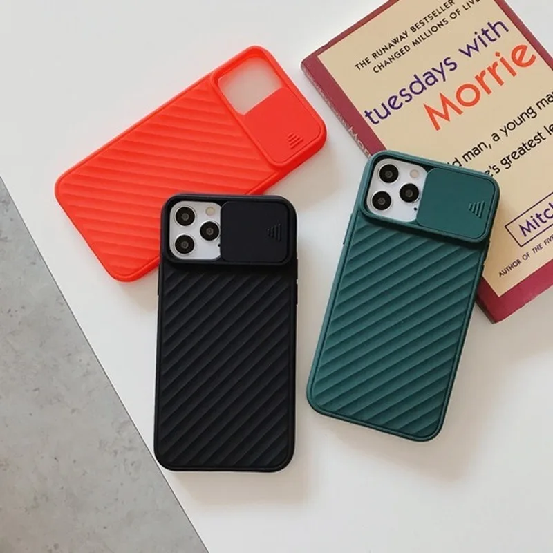 

Protection Lens Phone Case on For IPhone 1112 Pro XS MAX Soft Candy TPU Phone Case for IPhone 12 Mini 8 7 6 6S Plus X XR SE 2020