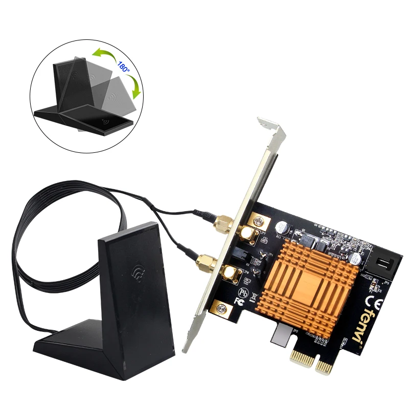 1200 Мбит/с двухдиапазонный беспроводной 802.11ac 2 4G/5 ГГц Настольный PCI Express E 1X Wlan Wifi