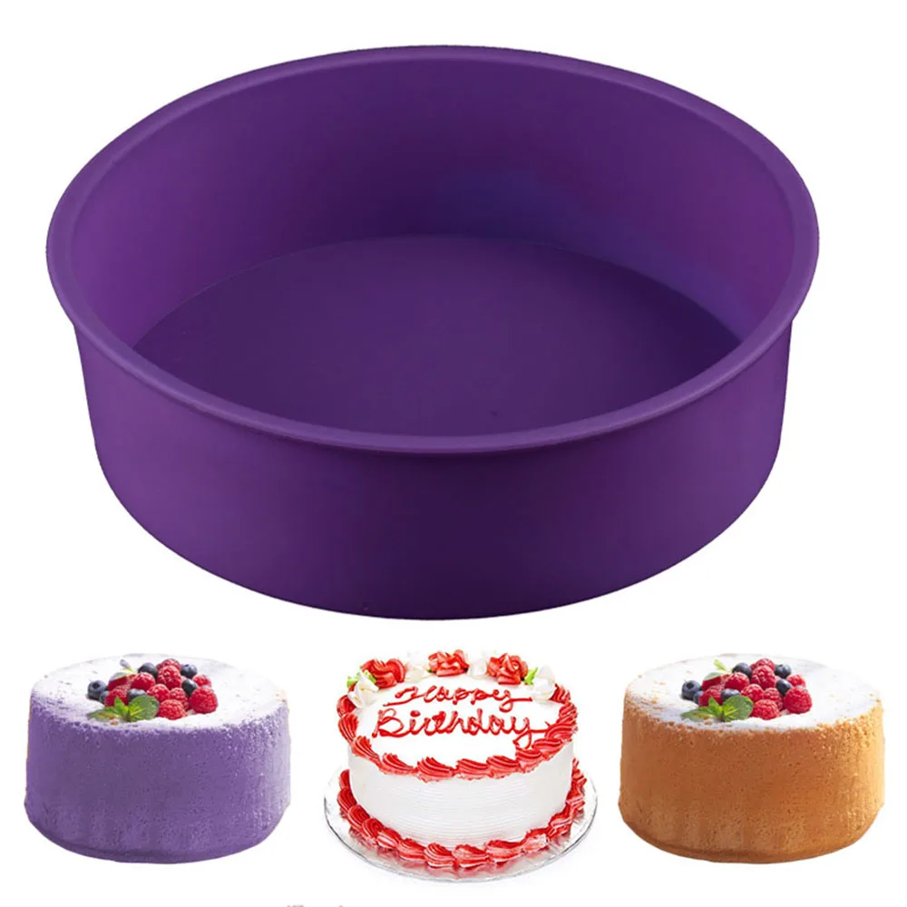 

Silicone Cake Mold Round Shape Rectangular Silicone Bread Pan Cake Round Shape Mold 12 Holes Muffin Cupcake Baking Pans