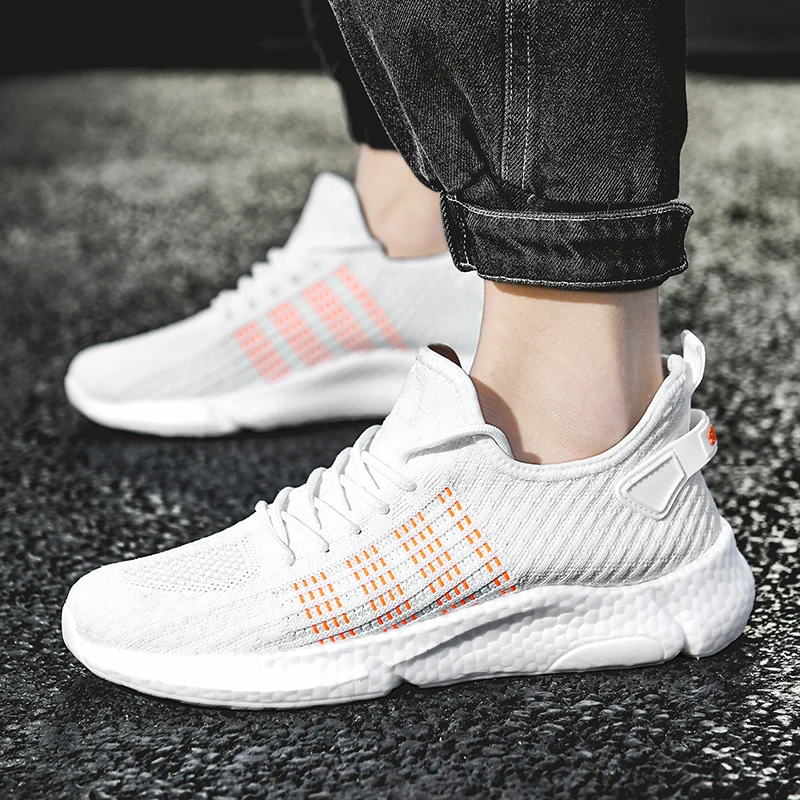 

2021new Breathable Sports Men's Shoes Casual Shoes Sneakers Korean Trend Cloth Shoes39-44