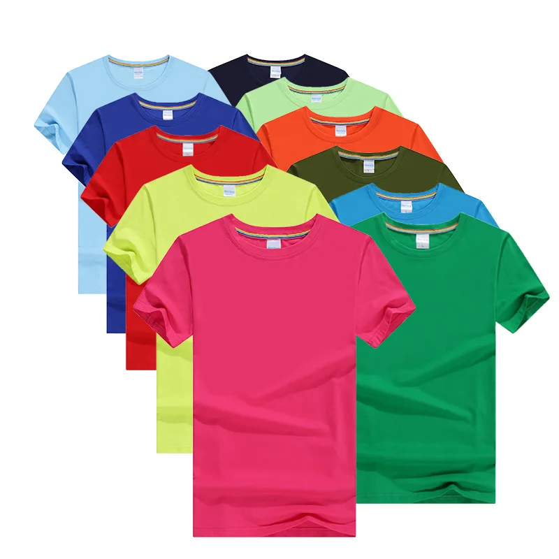 

Ice silk round collar short sleeve customized clothing diy character class men and women t-shirts team activity