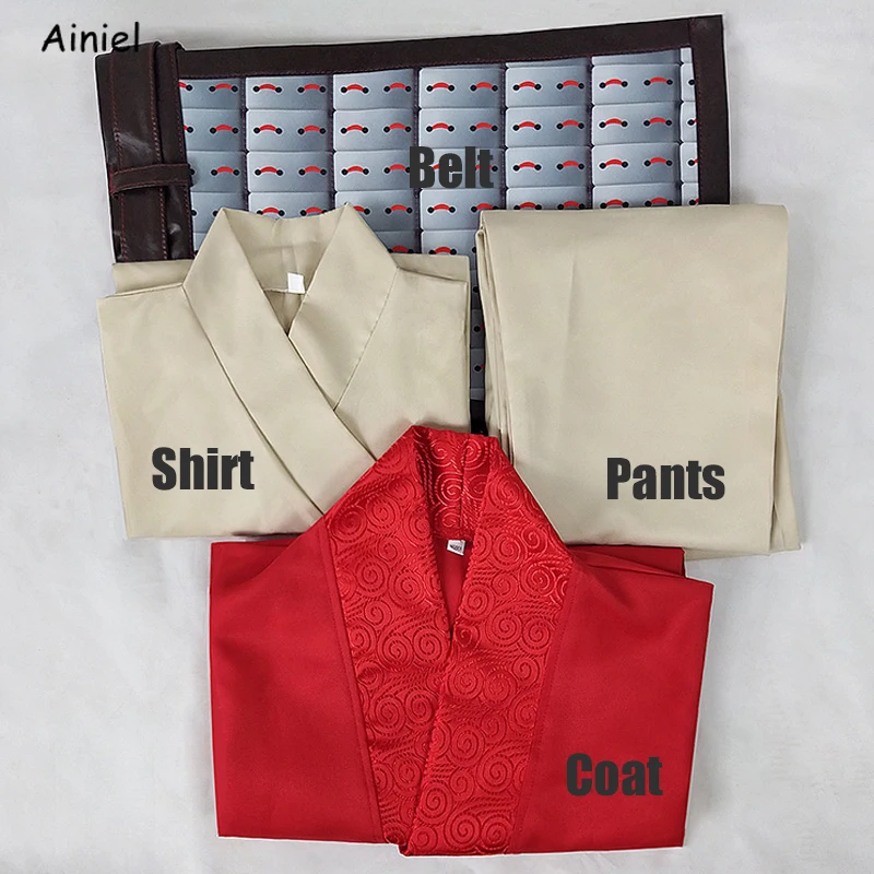 Новинка 2019 костюм для косплея из фильма Hanfu корейское красное платье принцессы