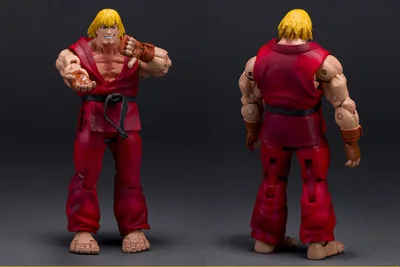 SHF NECA Street Дуэль классический солдат Кен Жиль Гуки чунли Мужская фигурка модель - Цвет: neca KEN