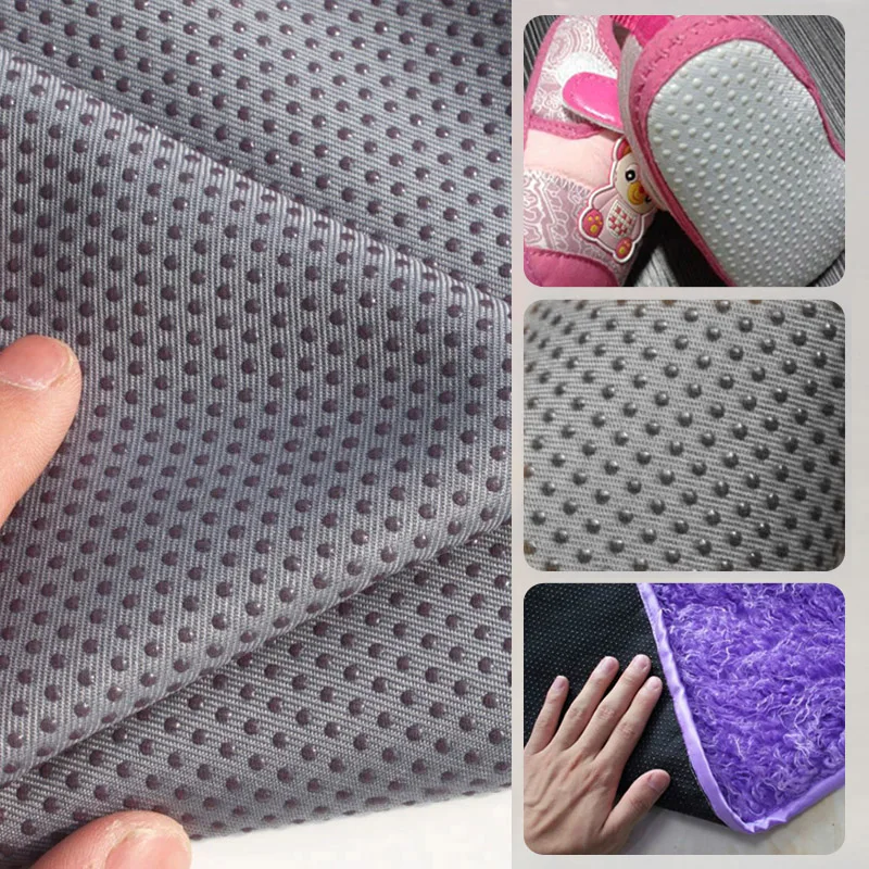 Нескользящая ткань из полиэстера 1/2 м не скользит в горошек для кровати матраса