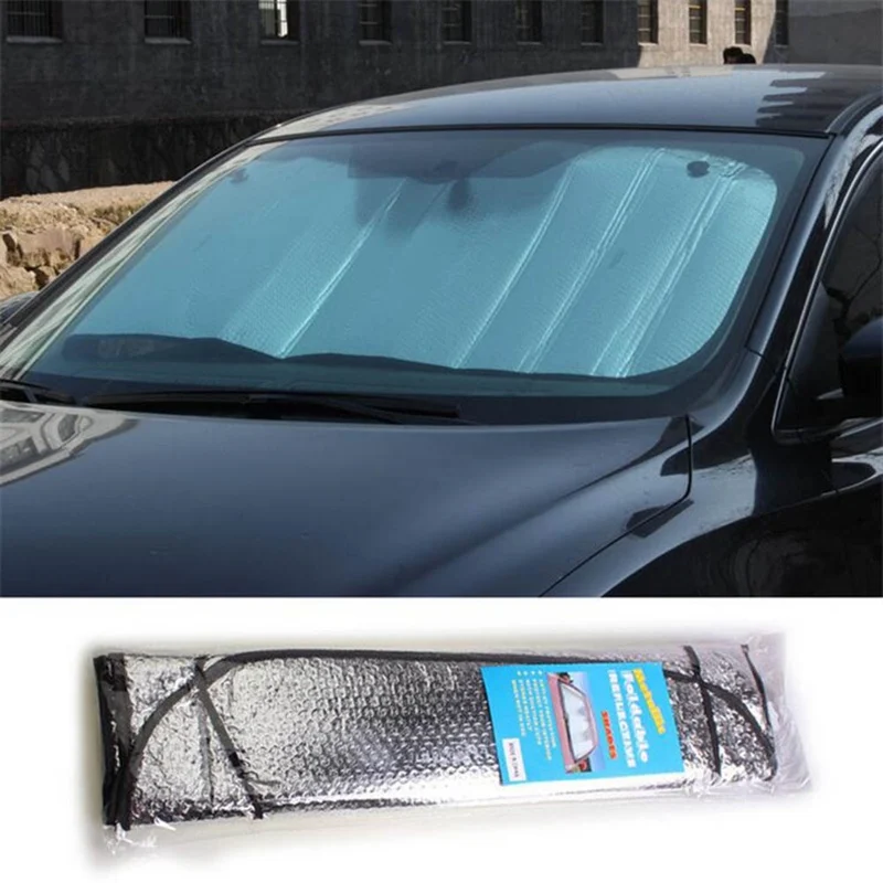 

Car Front Windshield Frost Sun Visor Shade Dust Protector Prevent Snow Ice Cover Universal Sunshades Car Exterior Accessories