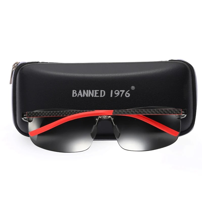 Очки солнцезащитные Мужские поляризационные в углеродной оправе аксессуары для