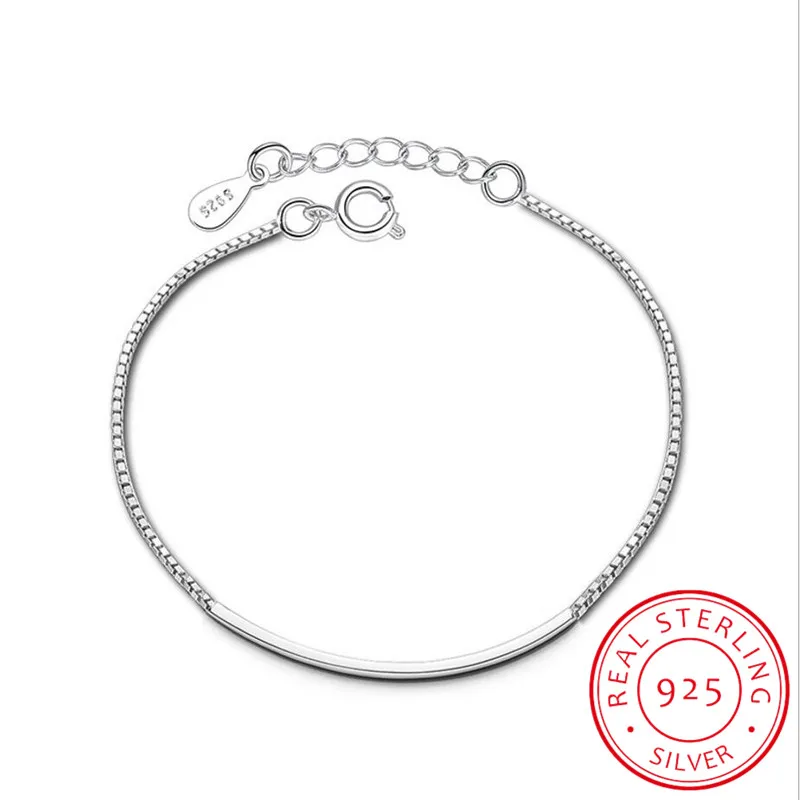 Браслет-цепочка женский из серебра 2019 пробы в тонкой коробке | Украшения и