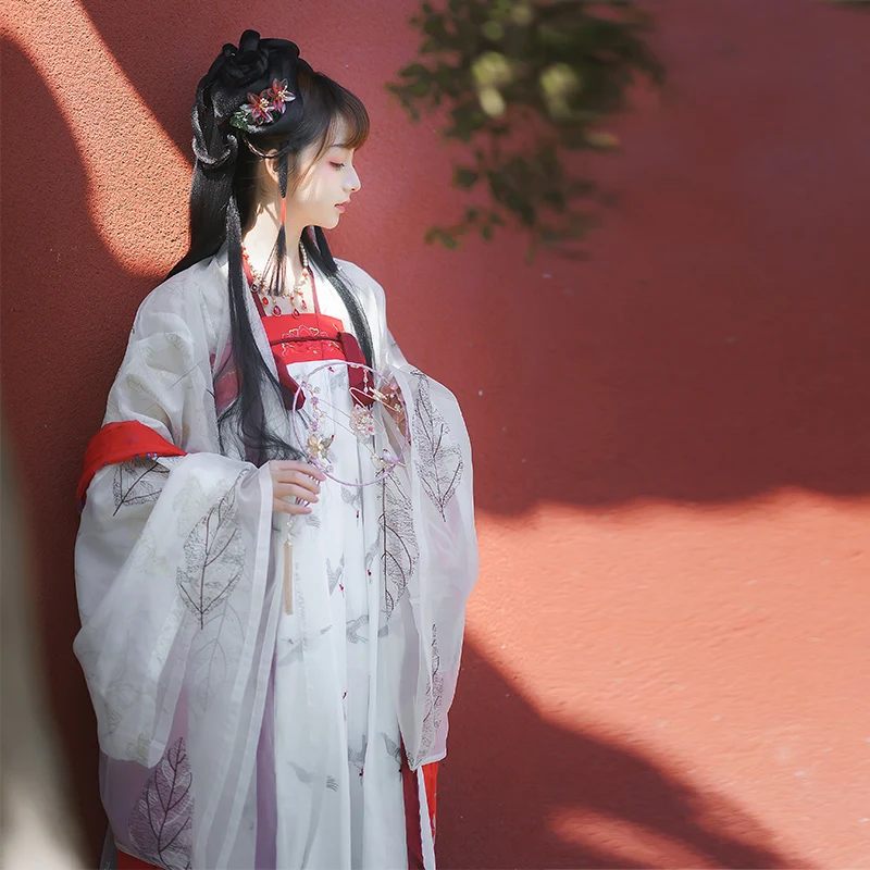 

Костюм ханьфу, Китайская традиционная элегантная одежда для женщин, летняя одежда, Классическая танцевальная одежда династии Хань/Тан, кос...