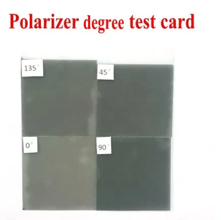 1 шт. 19-дюймовый 380*304 мм Гладкая поверхность 0 45 90 135 градусов поляризационный