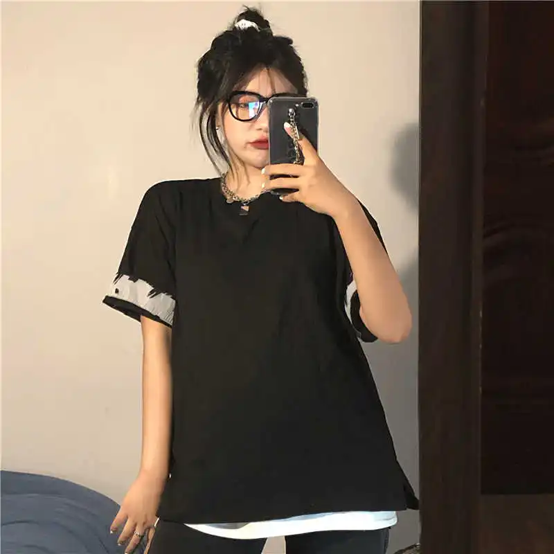 

Real Shot Color Sleeve Niche Lovers Wild Boy Short Sleeve Very