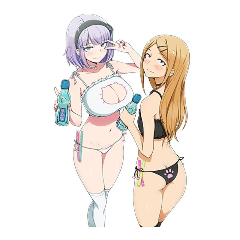 

Beautiful Graphics Dagashi Kashi - Endou Saya Anime Sexy Hot Girl Vinyl Car Sticker for Bumper Window Laptop Decal KK13*9cm