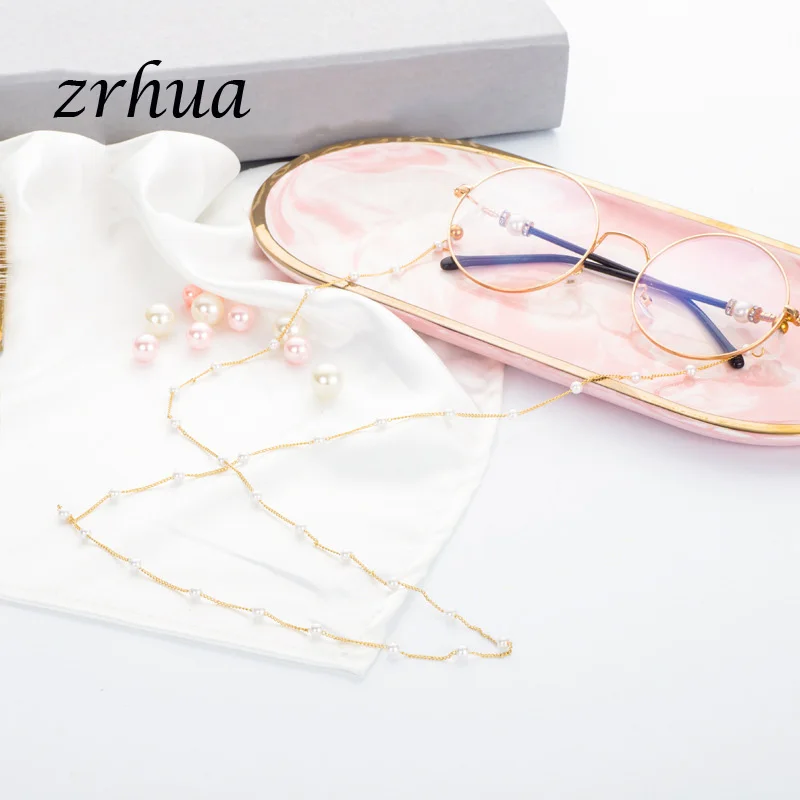 Цепочка для очков чтения женская модная металлическая шнуровка солнцезащитных с