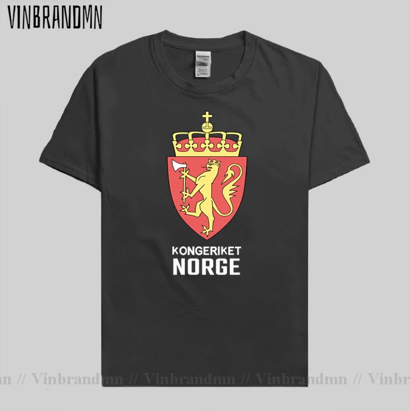 Футболка Norge Мужская Спортивная хлопок Джерси для государственной команды