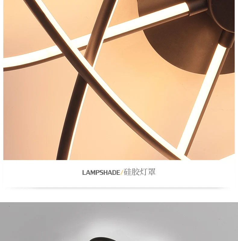 Люстры освещение для гостиной спальни Lustre fro home 110V 220V алюминиевая Потолочная люстра для дома с дистанционным затемнением