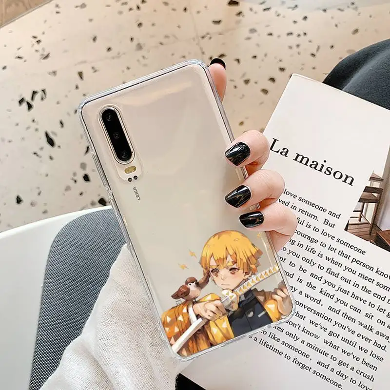 

Demon Slayer Phone Case Transparent for Samsung A71 S9 10 20 HUAWEI p30 40 honor 10i 8x xiaomi note 8 Pro 10t 11