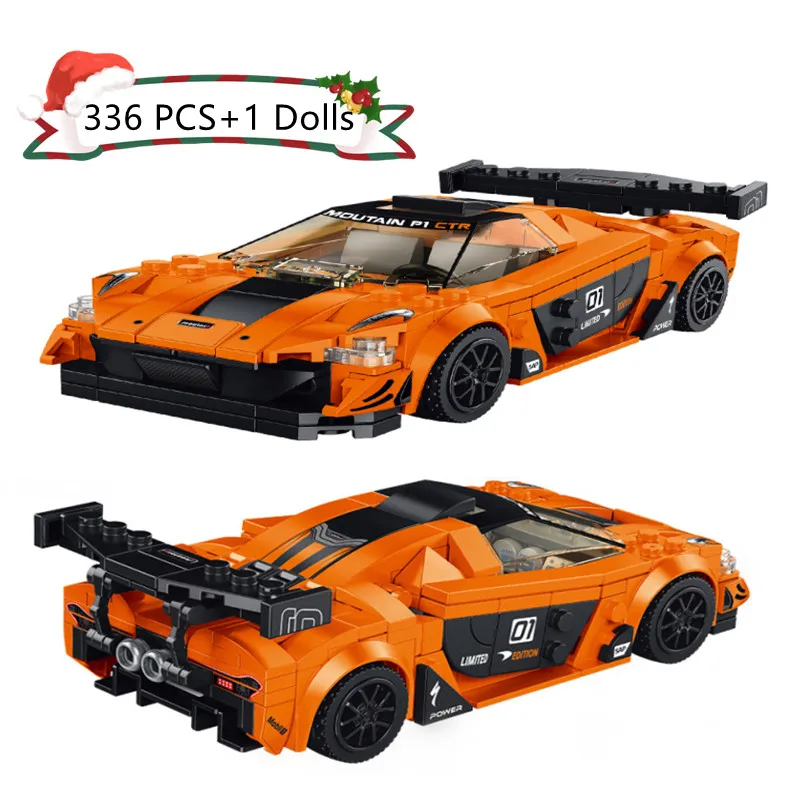 

City Racing Speed Champion P1 GTR Model Technology Brick Racer Super Car MOC Rally Children's Toy DIY Building Block Set Gift