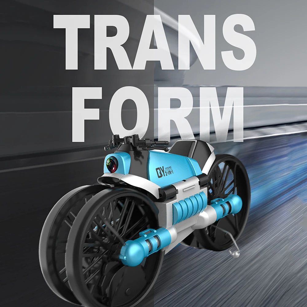 Игрушки для игр на мотоцикле 2 в 1 Складная камера вертолета 0.3MP удержание