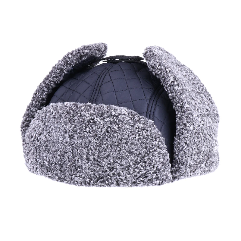 Зимняя теплая шапка для мальчиков и девочек русская ушанка из искусственного