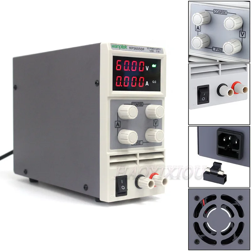 Мини импульсный источник питания постоянного тока wanptek KPS605D 60V 5A одноканальный
