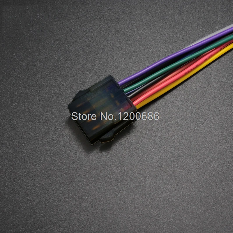 

8PIN 18AWG 30CM 5557-08R 5559 Mini-Fit Jr. Receptacle Housing 8 Position 39012081 8 pin Molex 4.2 2*4pin 8p wire harness