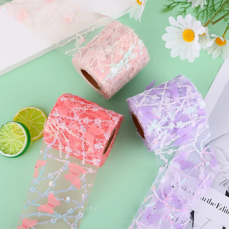 10 ярдов/рулон декоративная органза 8 см | Дом и сад