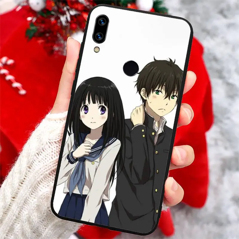 

Hyouka Japan anime luxury design Phone Case shell For Xiaomi Redmi note 7 8 9 t k30 max3 9 s 10 pro lite