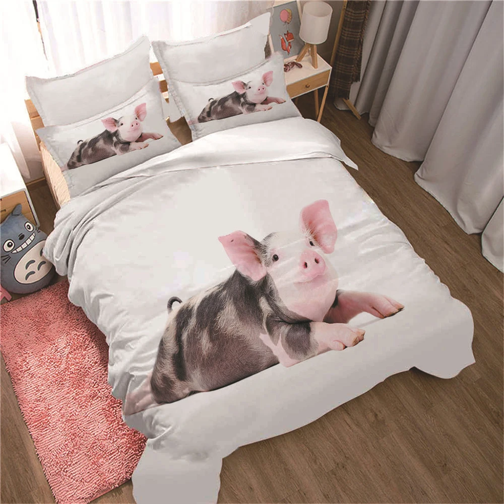 Комплект постельного белья с изображением павлина рисунком Милого Животного для