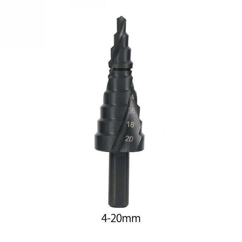 

Step Drill Bit Titanium Bit Cone Cutter Drill Bit HSS Hole Large Metal Set