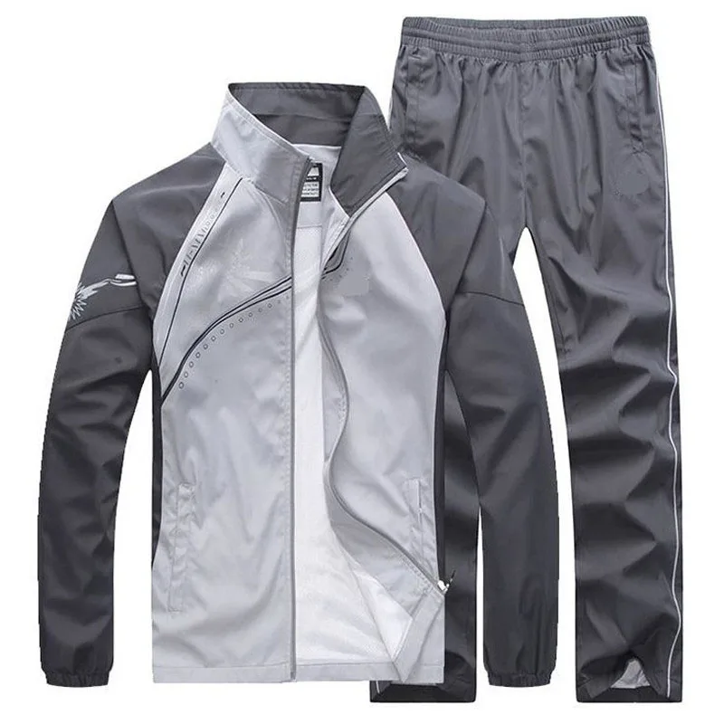 

Men Set Sportswear 2 Piece Set Tracksuit M-5XL Sporting Suit Jacket+Pant Sweatsuit Clothing Jogger Set Tracksuit Women Hoodies