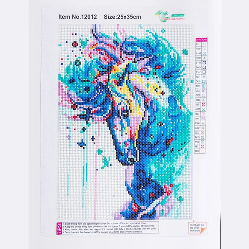 5D алмазная живопись своими руками полная красочный Единорог искусство