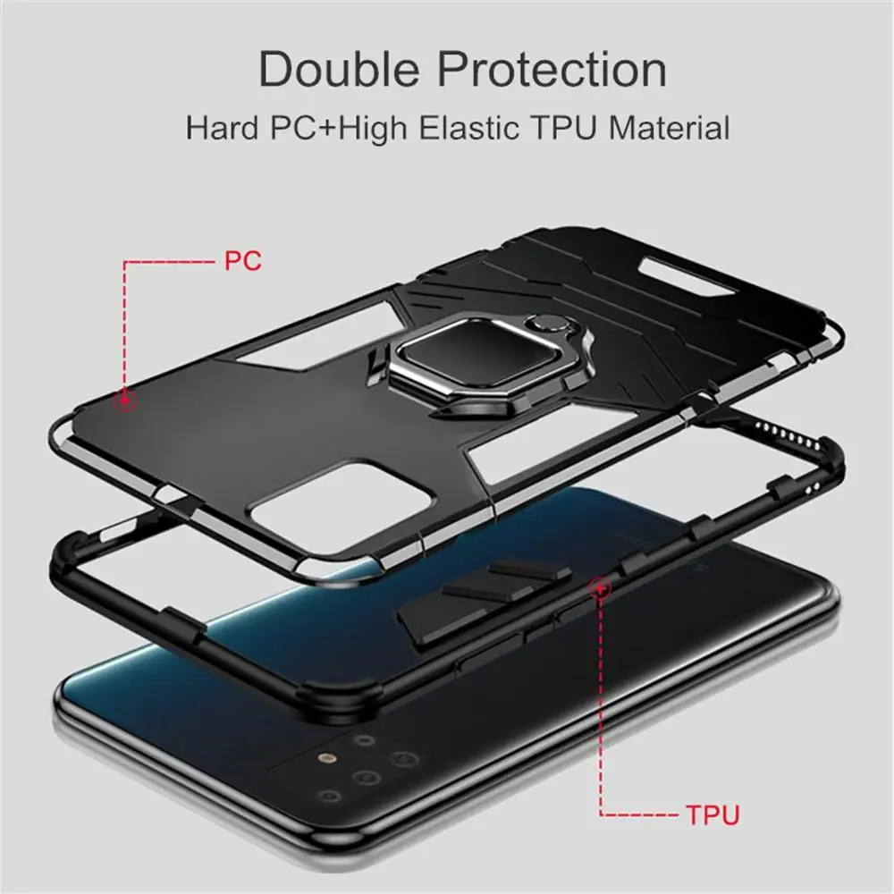 

Shockproof Armor Ring Case For Samsung Galaxy A51 A71 A31 A11 M80s M60s M40s M30s M40 M30 M20 M10 M31 M21 M11 A 51 A 71 Funda