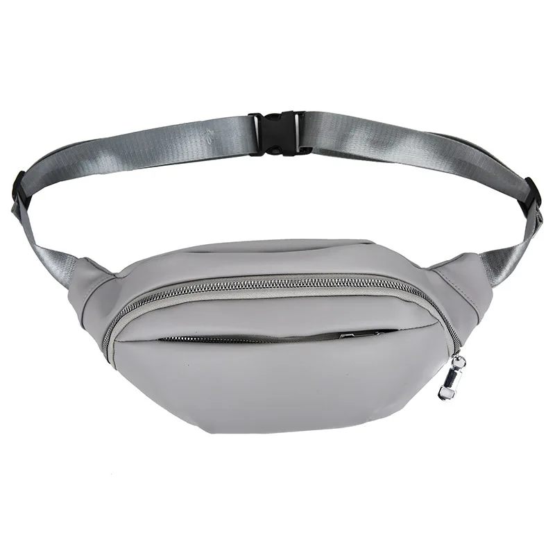 

Fashion PU Leather Waist Bag Women Belt Pack Casual Crossbody Chest Bag Zipper Pouch Fanny Pack