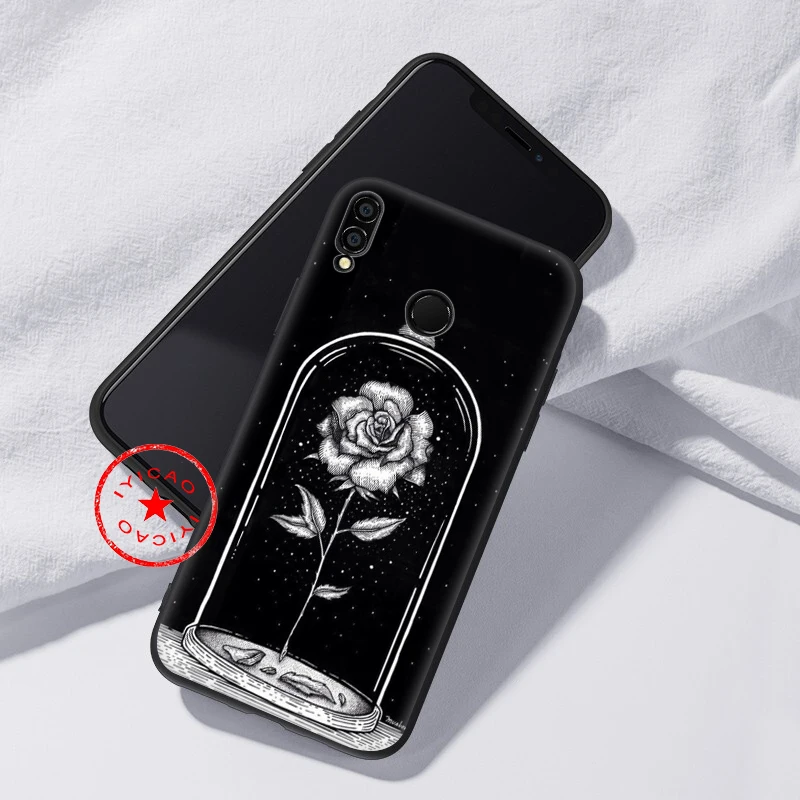 IYICAO Красавица и Чудовище мягкий чехол для huawei Honor 20 10 9X9 8X 8C 8 7X 7A 6A Lite рro вид