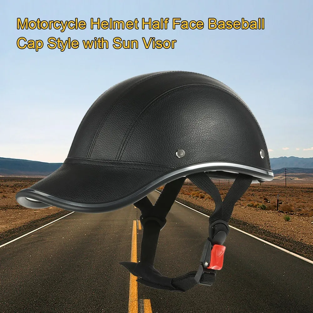 Немецкий мотоциклетный шлем с открытым лицом Кепка черепом для велосипеда