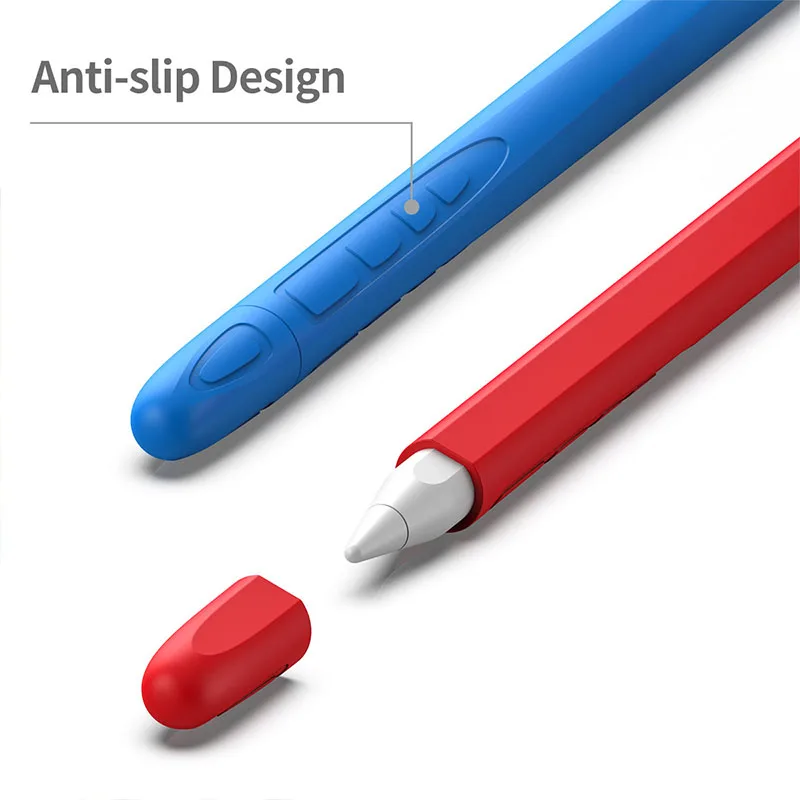 Мягкий силиконовый чехол для Apple Pencil совместимый с iPad Tablet ручка стилус защитный