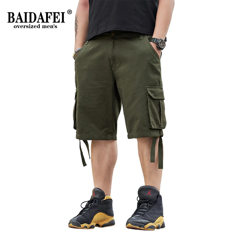 

Oversizeds 5XL 6XL 7XL 8XL Men's Cargo Short - Reg and Big and Tall Sizes 2021 Summer New Military Casual Knee Length Shorts