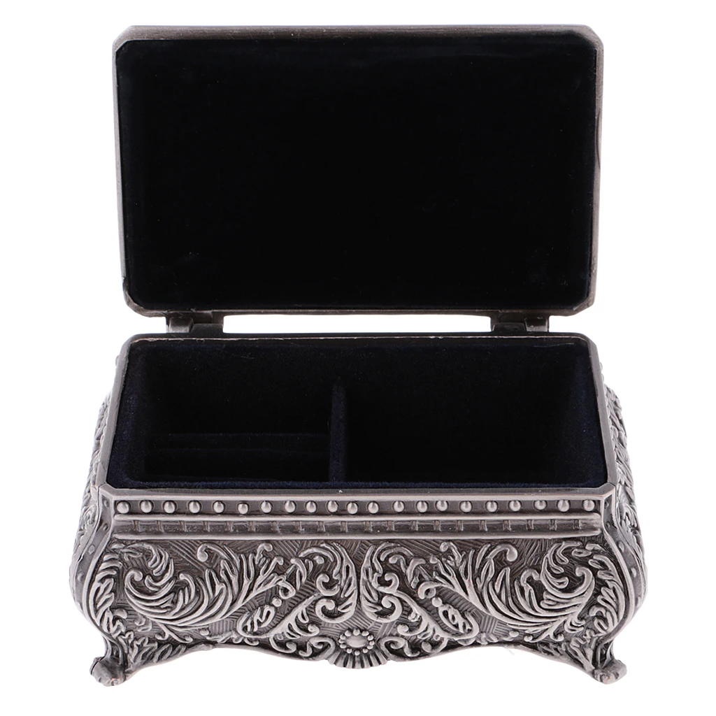 

Rectangle Jewelry Box Trinkets Container Sculpture Collection Box