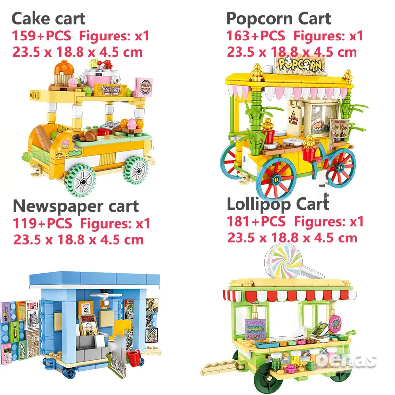 SEMBO город МОС уличный вид друзья творческие суши мороженое грузовик магазин