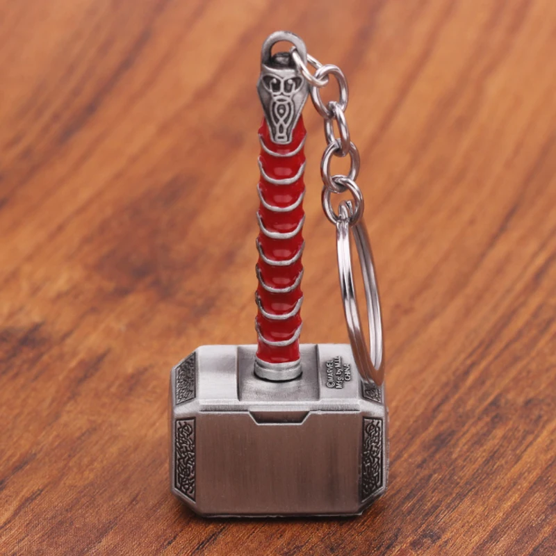Металлический брелок Thor Hammer для ключей мужчин и женщин | Украшения аксессуары